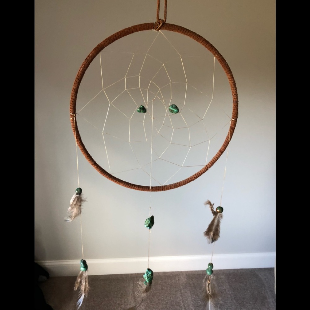 Dream catcher with Turquoise Beads